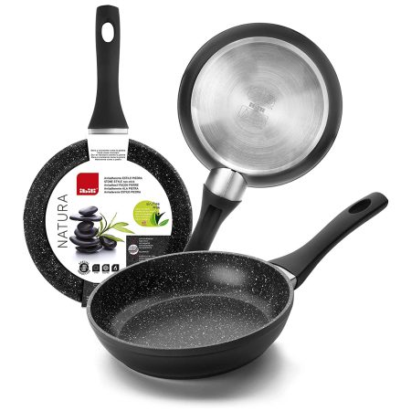 Poêle Ibili Natura Antiadhésif Façon Pierre 14 cm