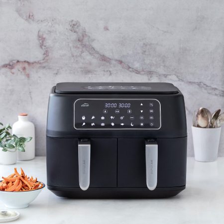 Friteuse Sans huile Air Fryer Double (4,5L x2) Lacor Spain