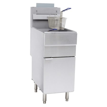 Friteuse à gaz professionnelle sur meuble